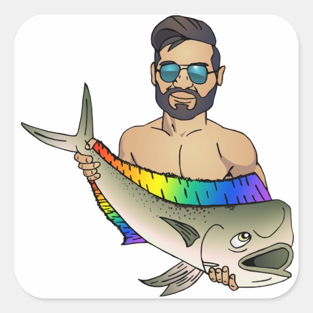 Catch of the Gay Sticker (Front)