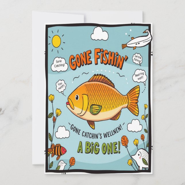 Catch the Big Day Invitation (Front)