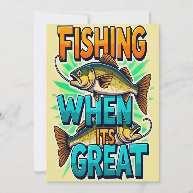 Catch the Big One Invitation (Front)