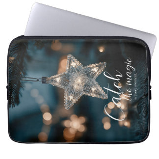 Catch The Magic Star Christmas Laptop Sleeve