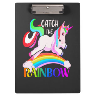 Catch the Rainbow - Unicorn Designs-15989 Clipboard