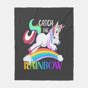 Catch the Rainbow - Unicorn Designs-15989 Fleece Blanket
