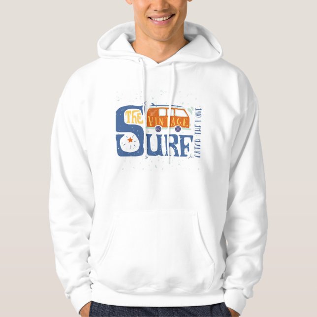 Catch The Wave Poster Hoodie (Front)