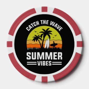Catch The Wave Summer Vibes-64193 Poker Chips