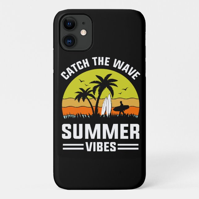 Catch the Wave Summer Vibes Case-Mate iPhone Case (Back)