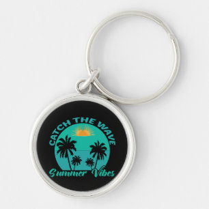 Catch the Wave Summer Vibes Keychain