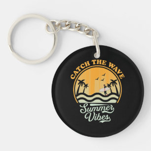 Catch the Wave Summer Vibes Keychain