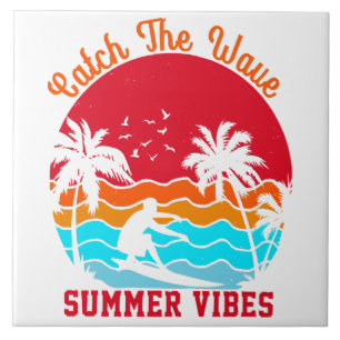 Catch the Wave Summer Vibes Tile