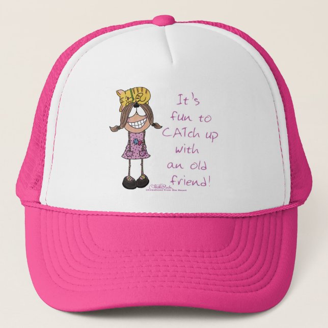 CATch Up Trucker Hat (Front)