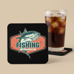 Catch With The Best   Fishing Coaster