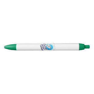 Catch Your Wave Black Ink Pen