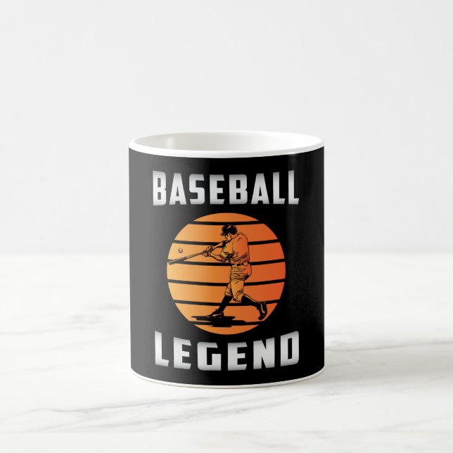 Catcher Baseball Bat Sports Pitcher Funny Gift Coffee Mug (Center)