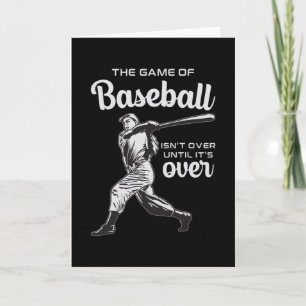 Catcher Baseball Sports Pitcher Bat Funny Gift Card