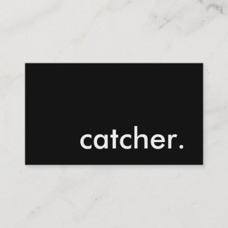catcher. business card