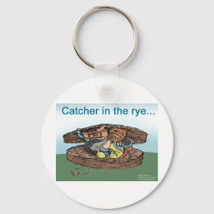 Catcher In The Rye Funny Tees Cards Mugs Gifts Etc Keychain