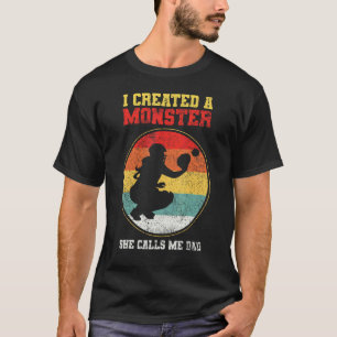 Catcher Softball Dad Father's Day 1 T-Shirt