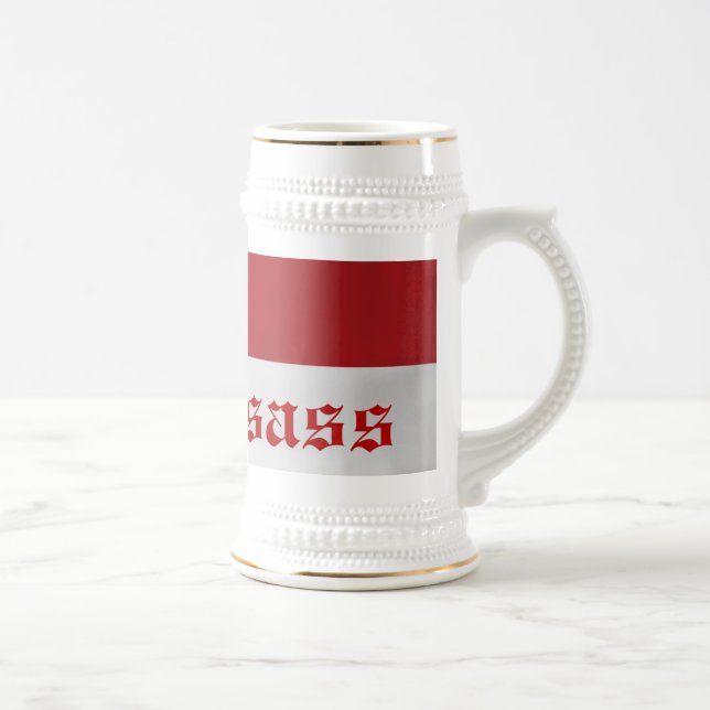 Catches Alsace/Elsass Beer Stein (Right)