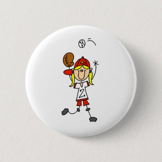 Catching A Softball Button