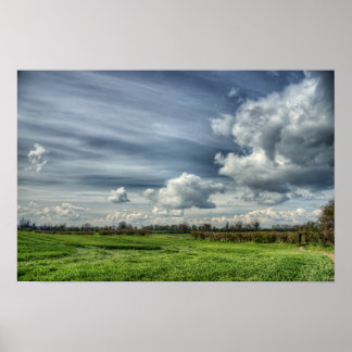 Catching Clouds (colour HDR) Poster