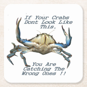 Catching Crabs, Funny Paper Coasters