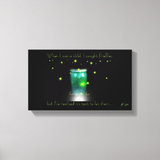 Catching Fireflies Canvas Print