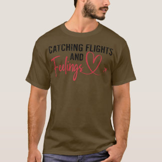 Catching Flights Funny Bride Wife Wedding Married T-Shirt