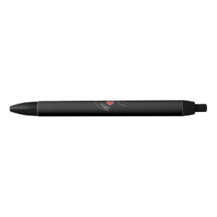 Catching Heart Black Ink Pen