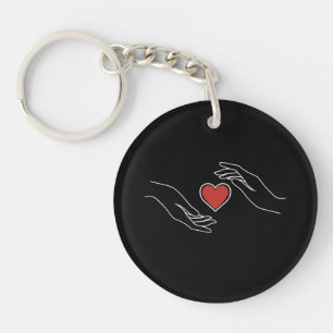 Catching Heart Keychain
