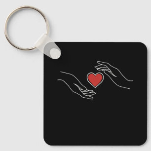 Catching Heart Keychain