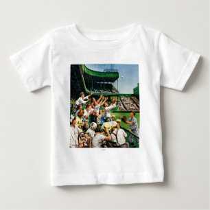 Catching Home Run Ball Baby T-Shirt