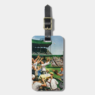 Catching Home Run Ball Luggage Tag