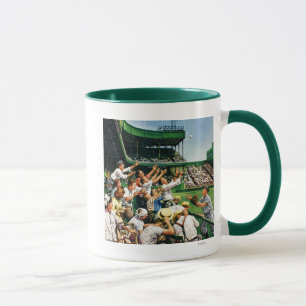Catching Home Run Ball Mug