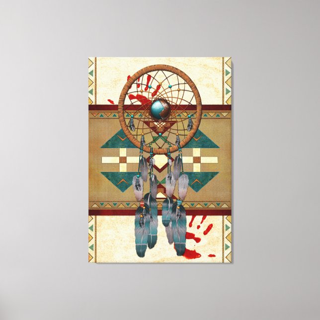 Catching Spirit Native American Canvas Print (Front)
