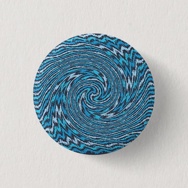 Catching the Blue Wave Button (Front)