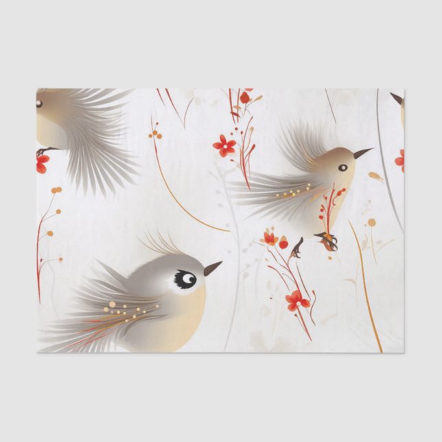 Catchy Bird | Tissue Paper (Front)