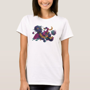Catchy Navy ABSTRACT ART Custom Tee