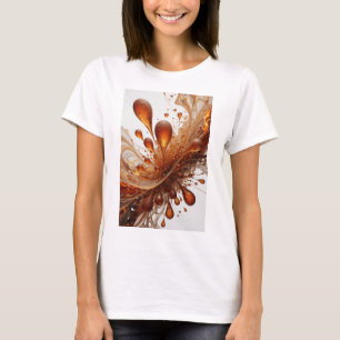 Catchy Orange ABSTRACT ART Custom Tee