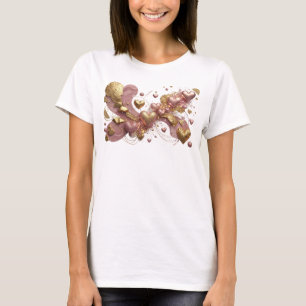 Catchy Orange ABSTRACT ART Design T-Shirt
