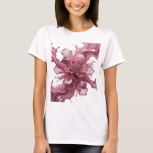 Catchy Pink CRYSTAL FUSION Quote Shirt