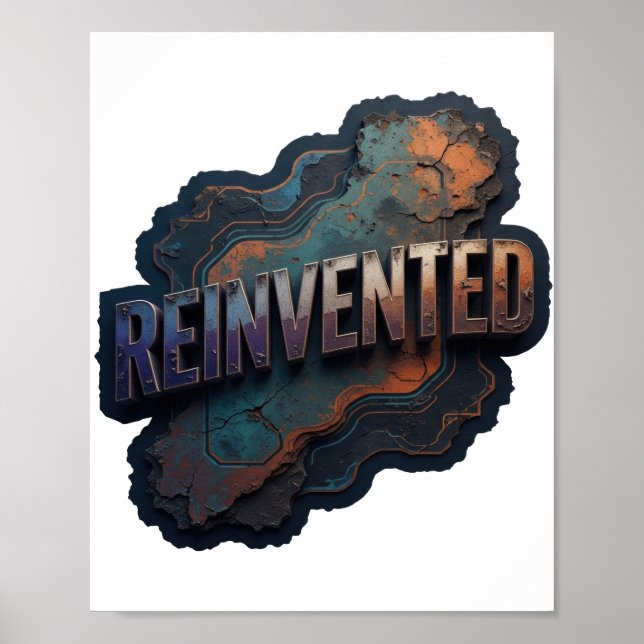 Catchy Silver REINVENTED Poster (Front)