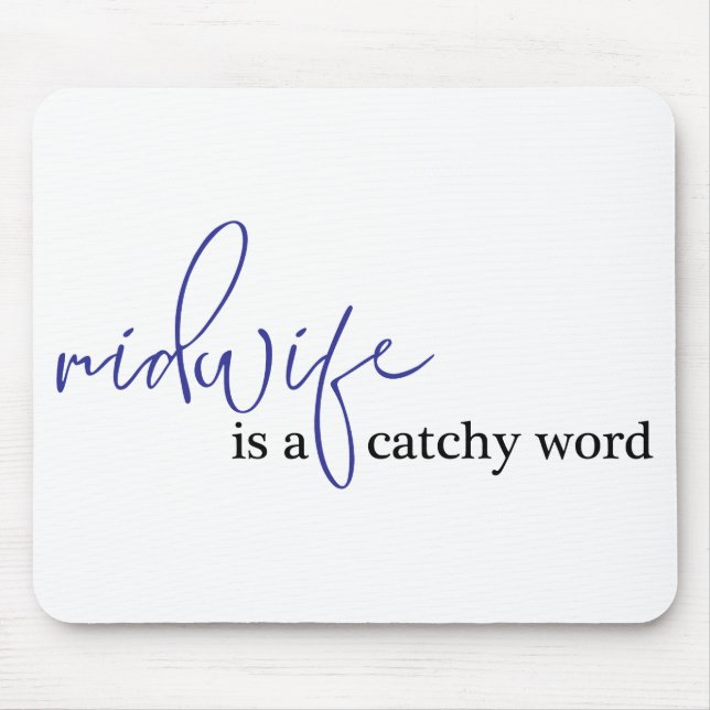 Catchy WOrd Mouse Pad (Front)