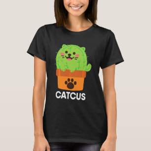 Catcus Cactus Cat Cute Funny Cat Mom Halloween Cos T-Shirt
