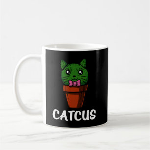 Catcus Funny Cactus Cat Cute Pet Kitten Coffee Mug