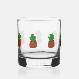 Catcus Whiskey Glass