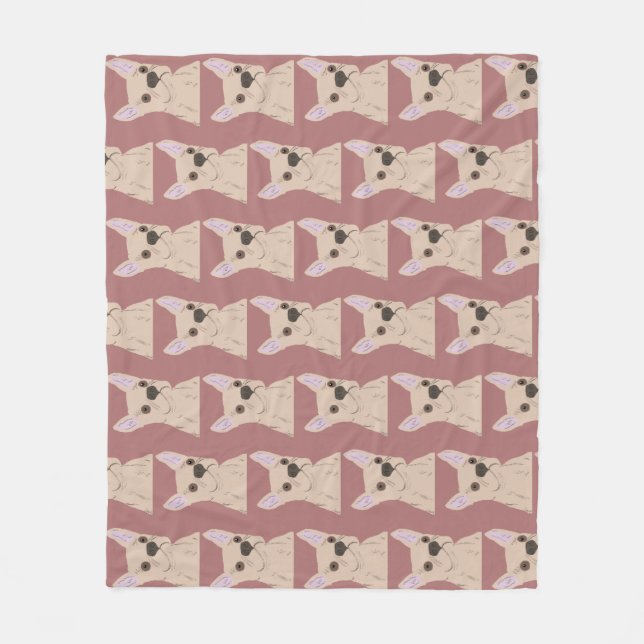 Cate dog fleece blanket (Front)
