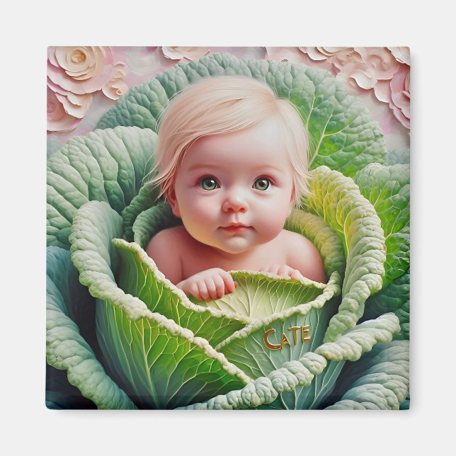 CATE ~ In the Cabbage Patch ~  Magnet (Front)