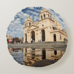 Catedral Cordoba Round Pillow