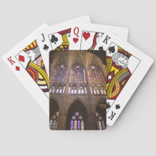 Catedral de Leon, interior stained glass windows 2 Playing Cards