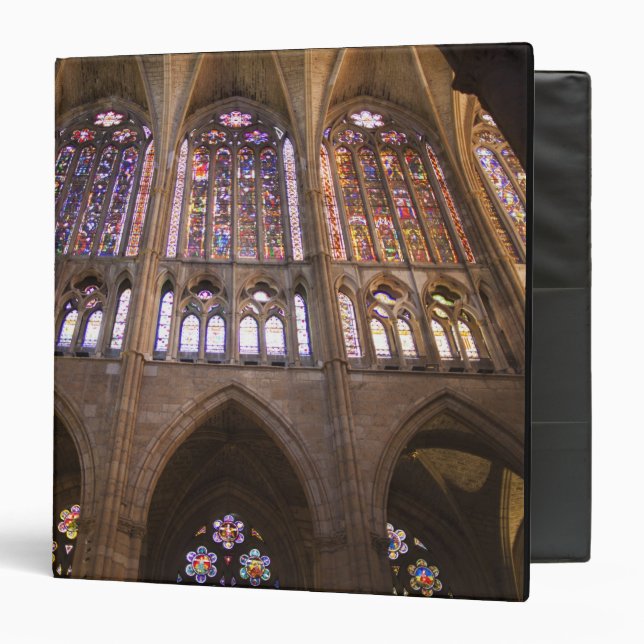 Catedral de Leon, interior stained glass windows Binder (Front/Inside)