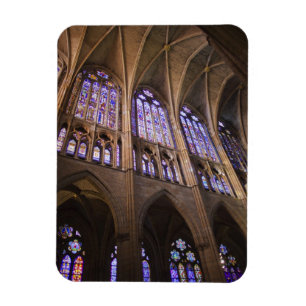 Catedral de Leon, interior stained glass windows Magnet